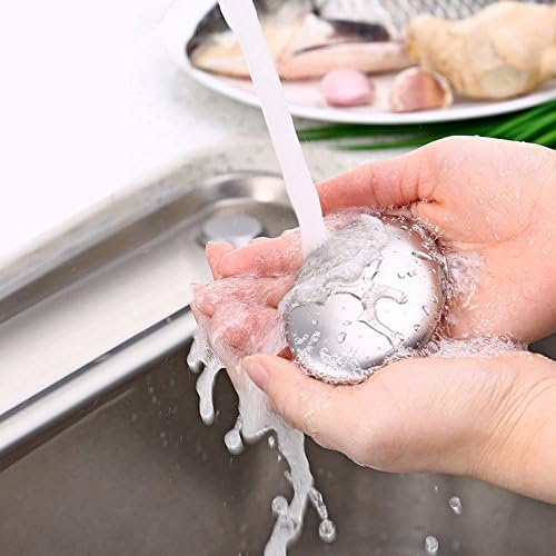 Stainless Steel Soap Bar – Magic Odour Eliminator Deodorizer for Garlic Onion Fish & Kitchen Cooking Smells