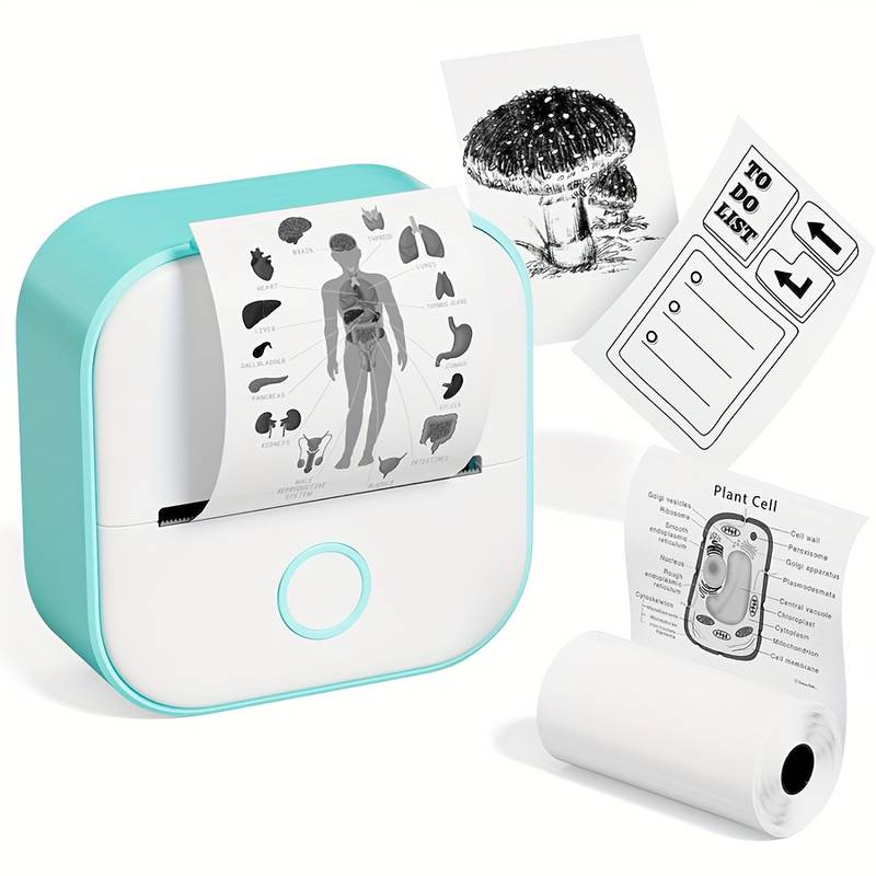 Portable Photo Printer – Mini Wireless Bluetooth Thermal Instant Pocket Printer for iPhone & Android