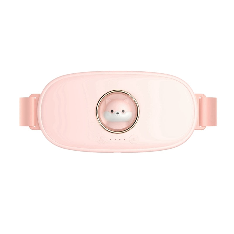 Menstrual Cramp Relief Device – Heated Electric Period Pain Massager with Vibration for Women