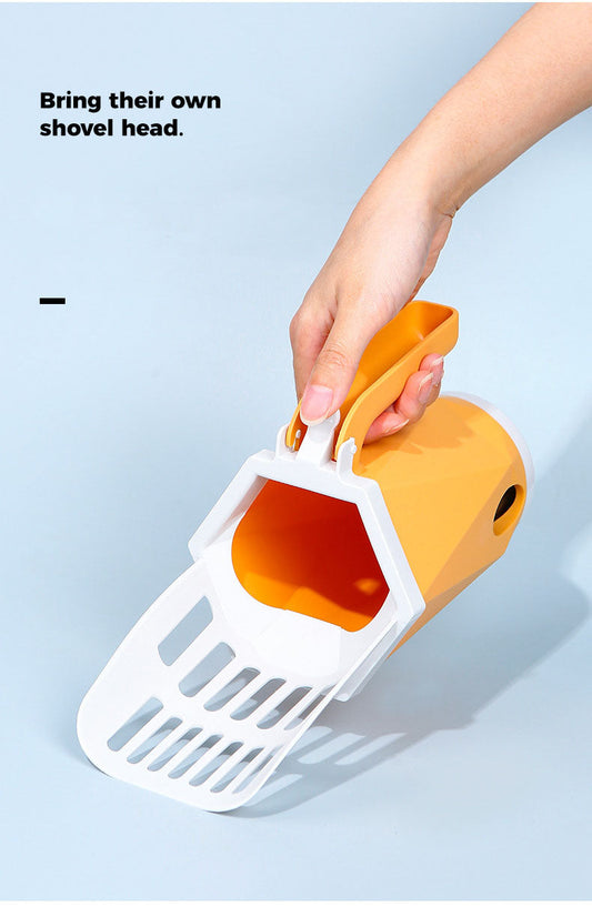 Cat Litter Scoop with Stand – Heavy Duty Deep Sifter for Odour Control & Easy Litter Box Cleaning