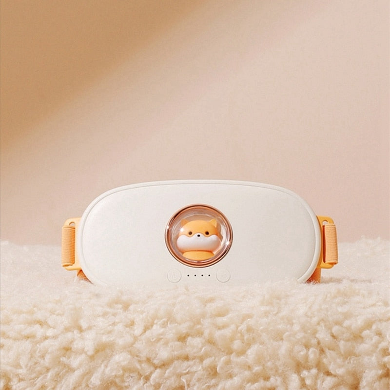Menstrual Cramp Relief Device – Heated Electric Period Pain Massager with Vibration for Women