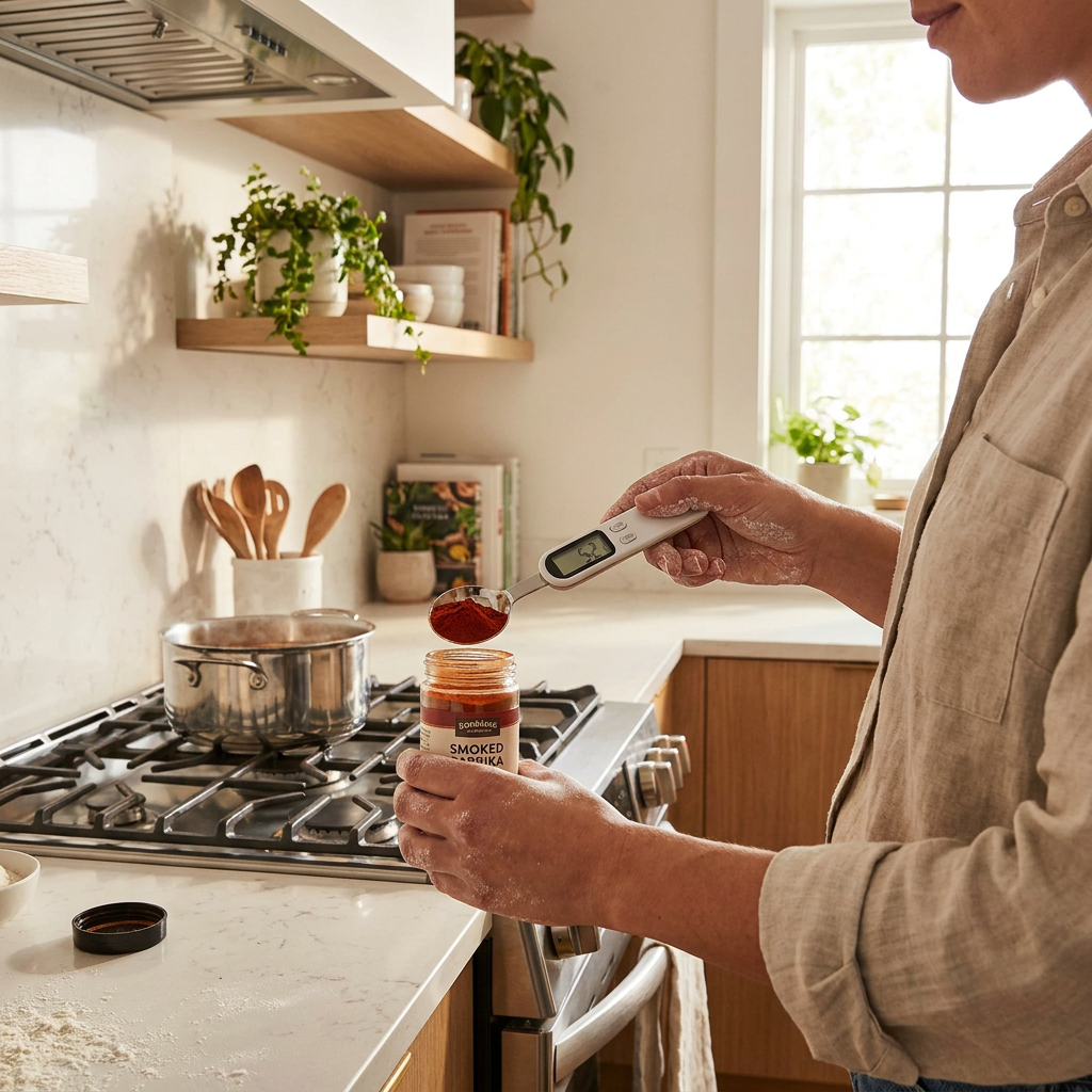 LCD Digital Kitchen Scale Spoon lifestyle photo