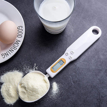 Digital Measuring Spoon Scale – 0.1g Precision LCD Kitchen Weighing Spoon for Cooking Baking & Coffee
